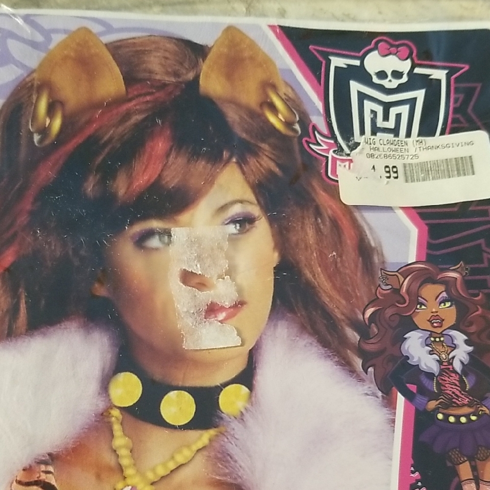 Monster High Clawdeen Wolf Child's Wig